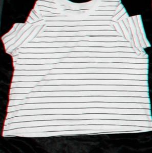 Black and white stripped t-shirt
